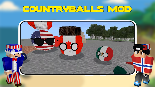 Countryballs Mod cho Minecraft