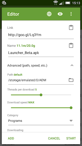 Advanced Download Manager & Torrent downloader