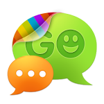 Cover Image of 下载 GO SMS Pro New Year - Red  APK