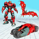 Cover Image of Скачать Bat Robot Car transform games  APK