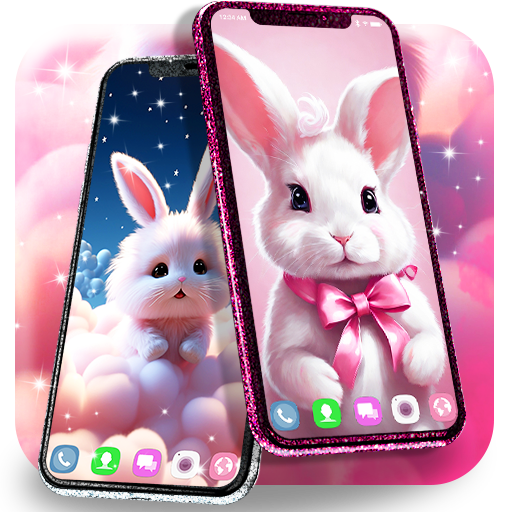 Cute bunny live wallpaper 25.8 Icon