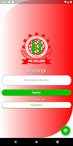 IIHC Mobile Application Screen 3