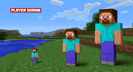 Player Shrink Mods for MCPE
