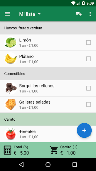 apps organizar lista de compras 
