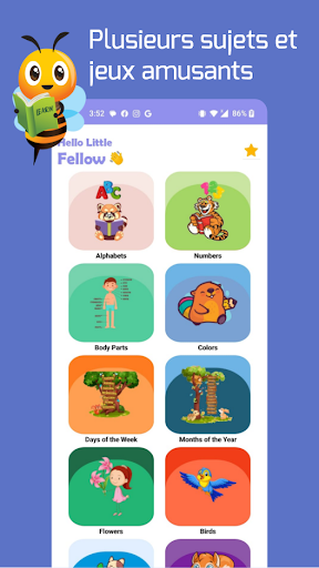 Aperçu de l'application
