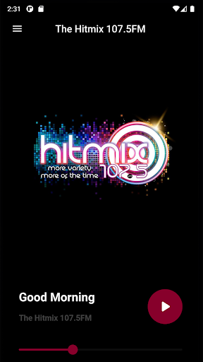The Hitmix 107.5 FM Official Screenshot