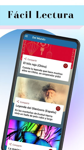 Leyendas Cortas fácil lectura Screen 3