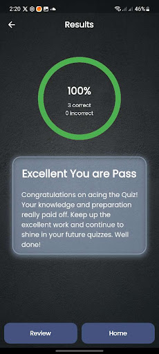 FUNERAL SERVICE EXAM Screen 3