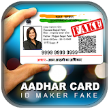 Fake Aadhaar Card ID Maker Prank icon