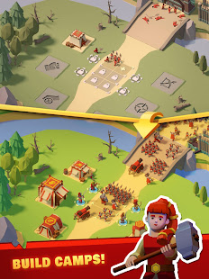 Idle Siege: War simulator game Varies with device screenshots 16