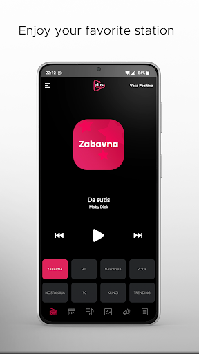 Android application Plus Radio screenshort