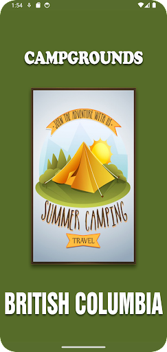 Android application British Columbia Campgrounds screenshort