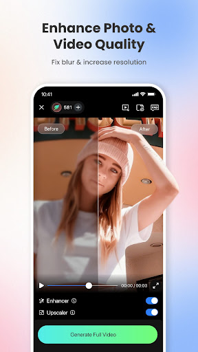 Photo Editor, Collage - Fotor ekran görüntüsü