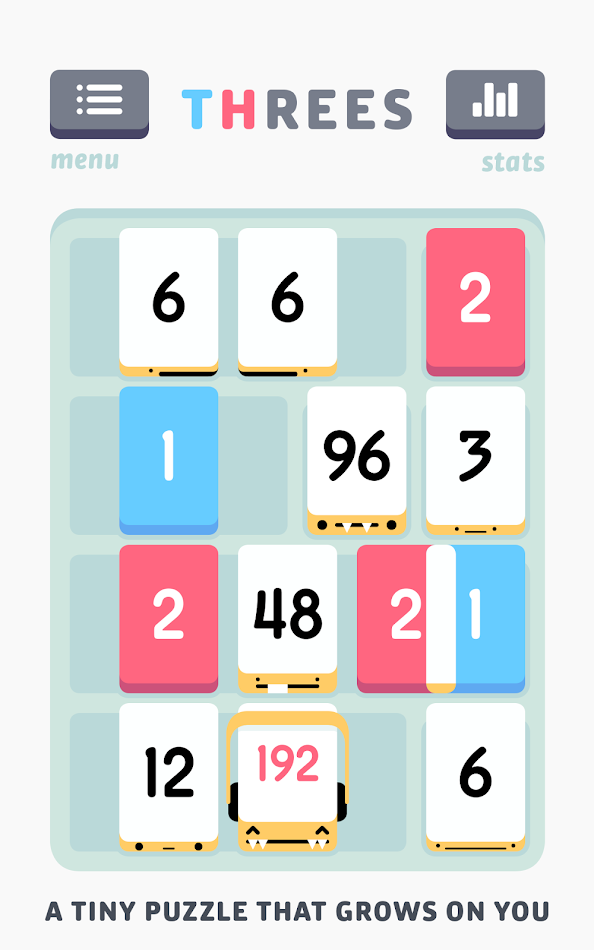 #6. Threes! (Android) di: Asher Vollmer
