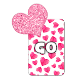 GO KB SKIN - Love Hearts icon