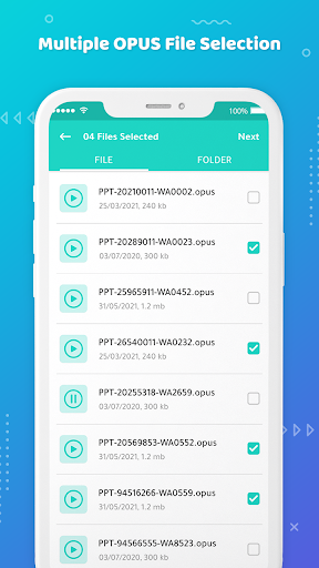 Android application Opus to Mp3 Converter screenshort
