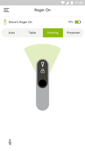 Screenshot of myRogerMic