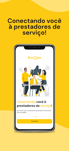 Android application Busqme screenshort