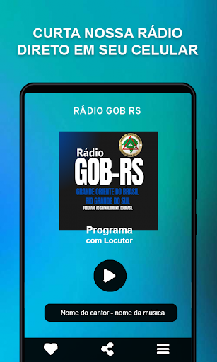 Android application RÁDIO GOB RS screenshort