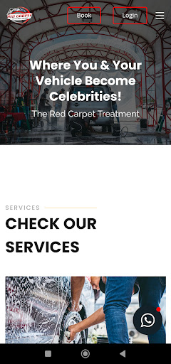 Android application Red Carpet Auto Spa Ltd screenshort