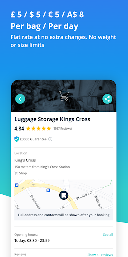 RADICAL - LUGGAGE STORAGE Screen 3
