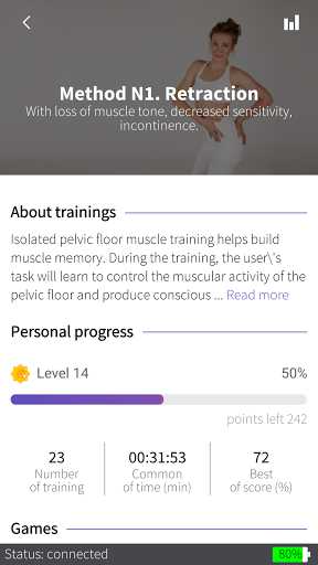 Callibri BeFit Screen 2
