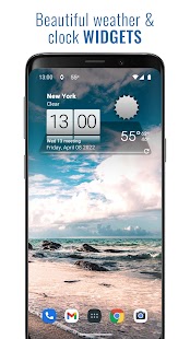 3D Sense Clock & Weather Captura de tela