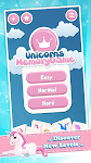 screenshot of Memory game for kids: Unicorns