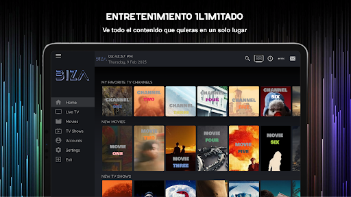 Android application BIZA screenshort
