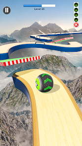Screenshot 2 Sky Rolling Ball Master 3D android
