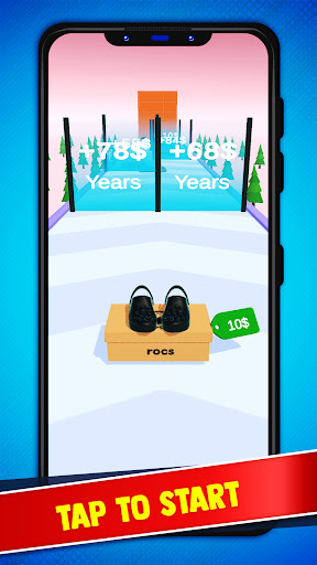 Android application Shoes Luxury Rush Evolution 3D screenshort