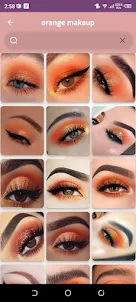 Makeup tutorial color and step