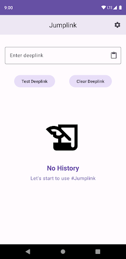 Android application Jumplink screenshort