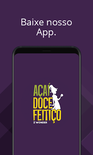 Android application Açaí Doce Feitiço screenshort