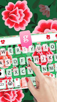 screenshot of Folk Flower Pattern Keyboard Theme