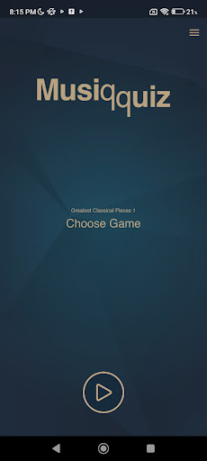 Android application Musiqquiz screenshort