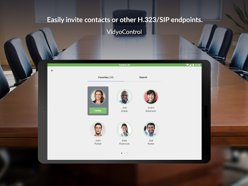 Android application VidyoControl screenshort