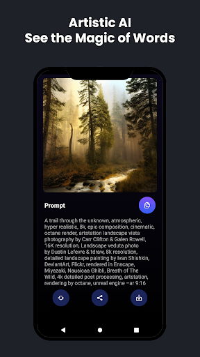 Android application Ai Art Canvas - AI Art Creator screenshort