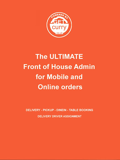 GetCurry Management (Front of Screen 3