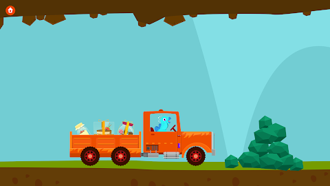 恐竜トラック - 車とレース子供のゲームのおすすめ画像1
