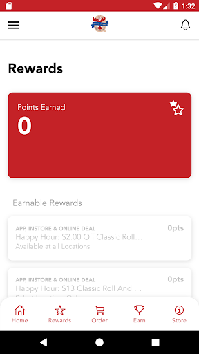 Android application Quincys Original Lobster Rolls screenshort