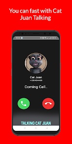 Cat Juan Talking Fake Call 1.0 APK + Мод (Unlimited money) за Android