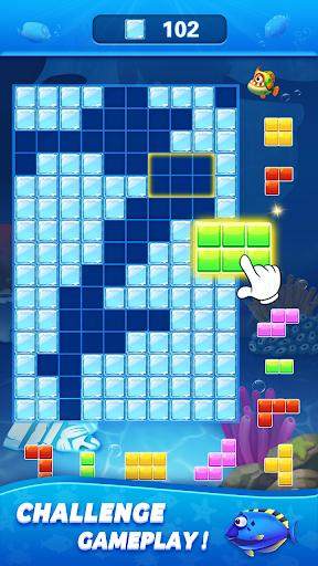 Android application Block Puzzle Undersea Aquarium screenshort