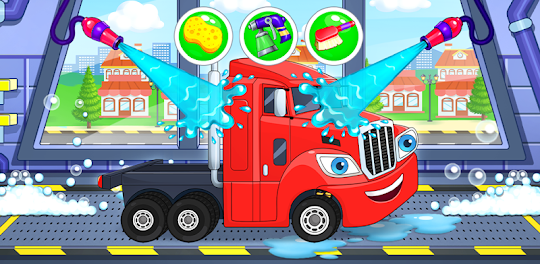 Lavagem de carros: caminhões