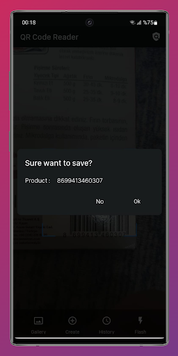 QR & Barcode Scanner Screen 2