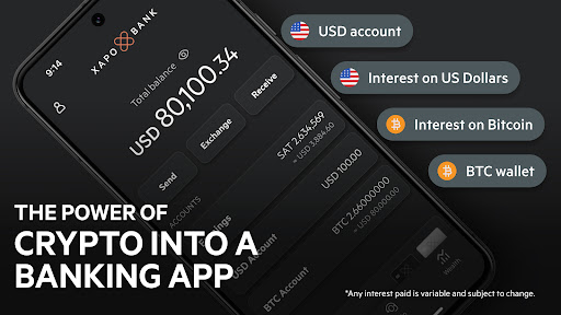 Xapo Bank: Save in BTC & USD 1