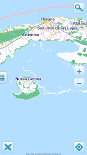 Karte von Kuba offline Screenshot