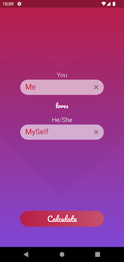 Android application Love Calculator 2022 screenshort