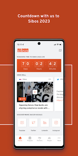 Sibos App Screen 2