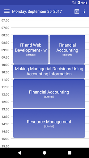 Wise Timetable Screen 2